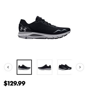 🆕 Under Armour Black and White Women’s Shoes. Size 7.5